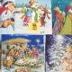 set 20 buc COPII MAGI IARNA servetele diferite