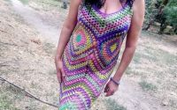 Crocheted dress