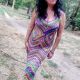 Crocheted dress
