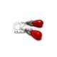 Cercei cu howlit rosu lacrima 