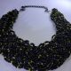 Colier mpletit negru