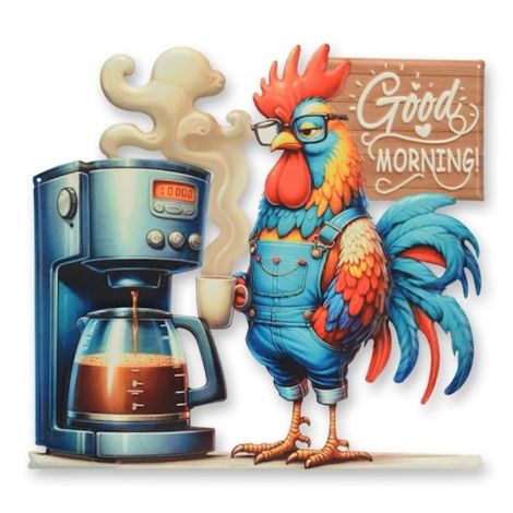 Good Morning-decoratiune metalica pentru perete