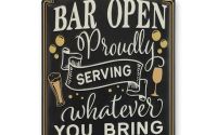Bar Open-decoratiune metalica pentru perete