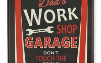 Dads Work Shop-decoratiune metalica pentru perete