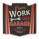 Dads Work Shop-decoratiune metalica pentru perete