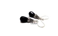Cercei cu balck onyx fatetat III