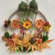 Coronita handmade cu motive de toamna