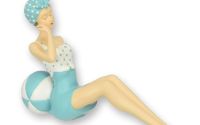 Fata cu mingea-figurina decorativa din rasini