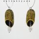 Cercei handmade din coconi de mtase cu perl natu