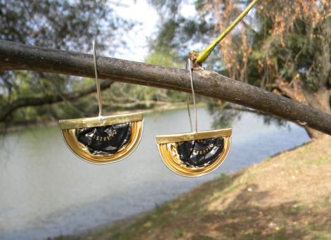 Cercei din capsule de cafea