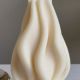 Set Single Wavy candle and coaster