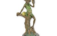 Goblin odihnindu-se-statueta din bronz 