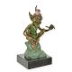 Goblin sezand-statueta din bronz 