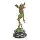 Goblin mancand struguri-statueta din bronz 