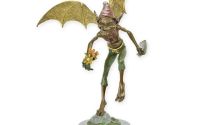 Goblin cu aripi-statueta din bronz 