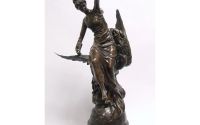 Hebe cu vulturul- statueta din bronz 
