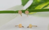 Baza cercei gold filled 14K