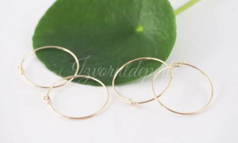 Component pentru cerceigold fillled 14k