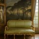 Sofa baroc Marie Antoinette din lemn masiv auriu