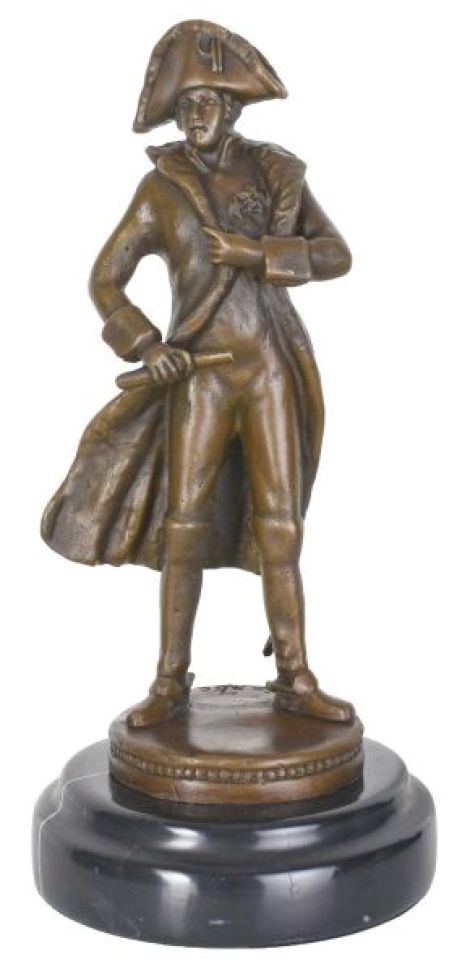 Napoleon Bonaparte-statueta din bronz cu soclu din