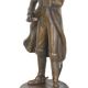 Napoleon Bonaparte-statueta din bronz cu soclu din