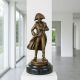 Napoleon Bonaparte-statueta din bronz cu soclu din