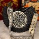 geanta neagra crosetat