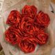 Buchet de flori din satin