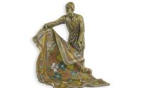 Vanzatorul de covoare-statueta vieneza din bronz