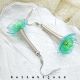 Cercei statement handmade unicat - PET-uri plasti