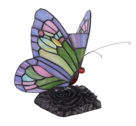 Lampa de masa fluture Tiffany