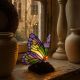 Lampa de masa fluture Tiffany