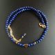 colier lapis lazuli cu inimioara