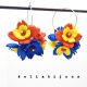 Set bijuterii handmade cu flori - Tricolorul Roman