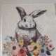 A Bunny and Flowers