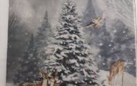 Little Animals at Christmas Tree