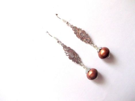 cercei perle naturale
