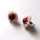 cercei howlite rosu 
