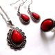 set howlite rosu 