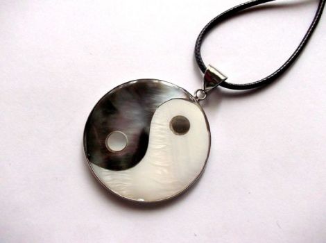 colier sidef cu Yin Yang 