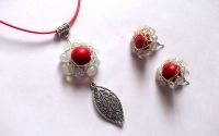 set howlite rosu 