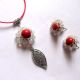 set howlite rosu 