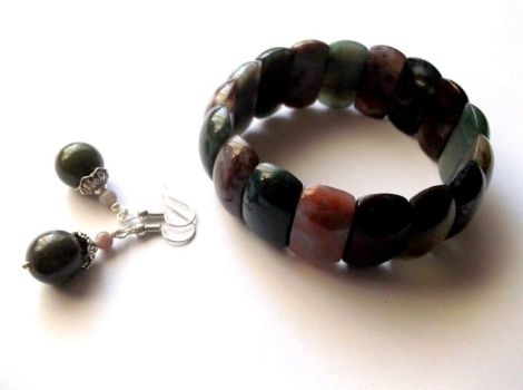 set agate indiene
