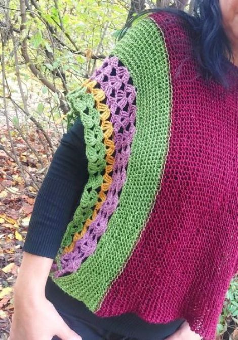 Butterfly poncho