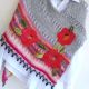 Poncho tricotat i 