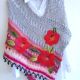 Poncho tricotat i 