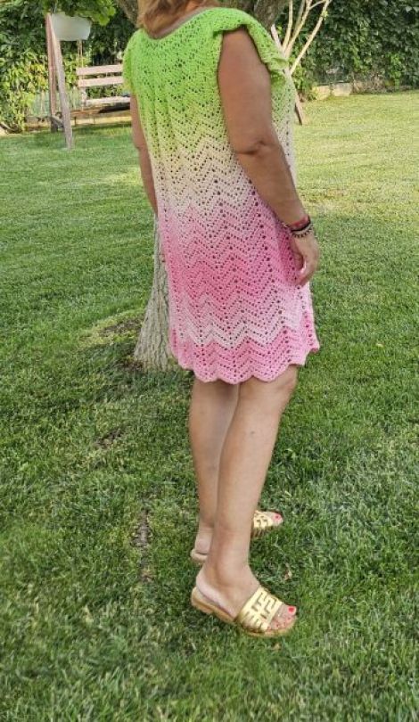 Rochie crosetata
