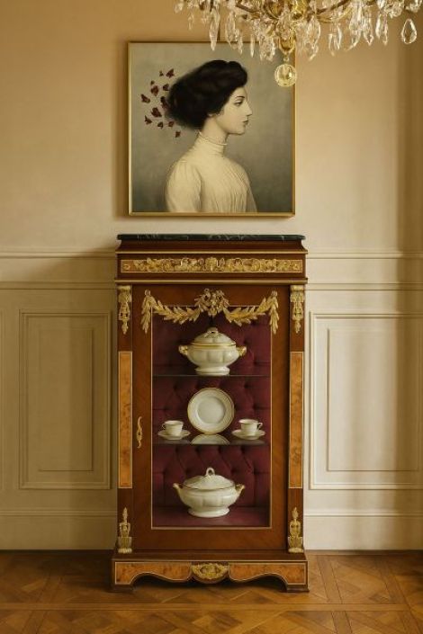 Vitrin baroc Madame Pompadour