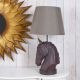Lampa de masa cu un bust de cal