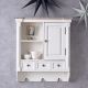Bufet perete Shabby Chic alb